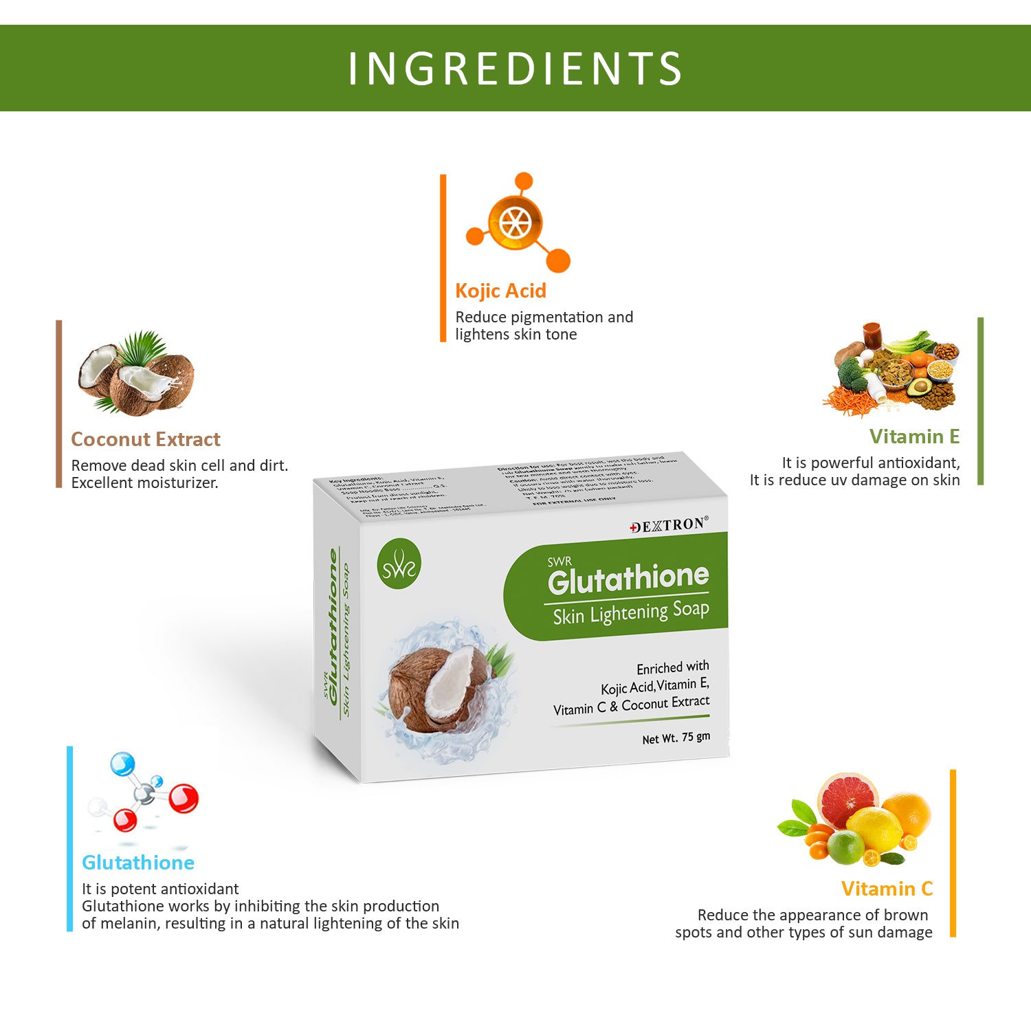 Best Coconut Glutathione soap for Skin Glow