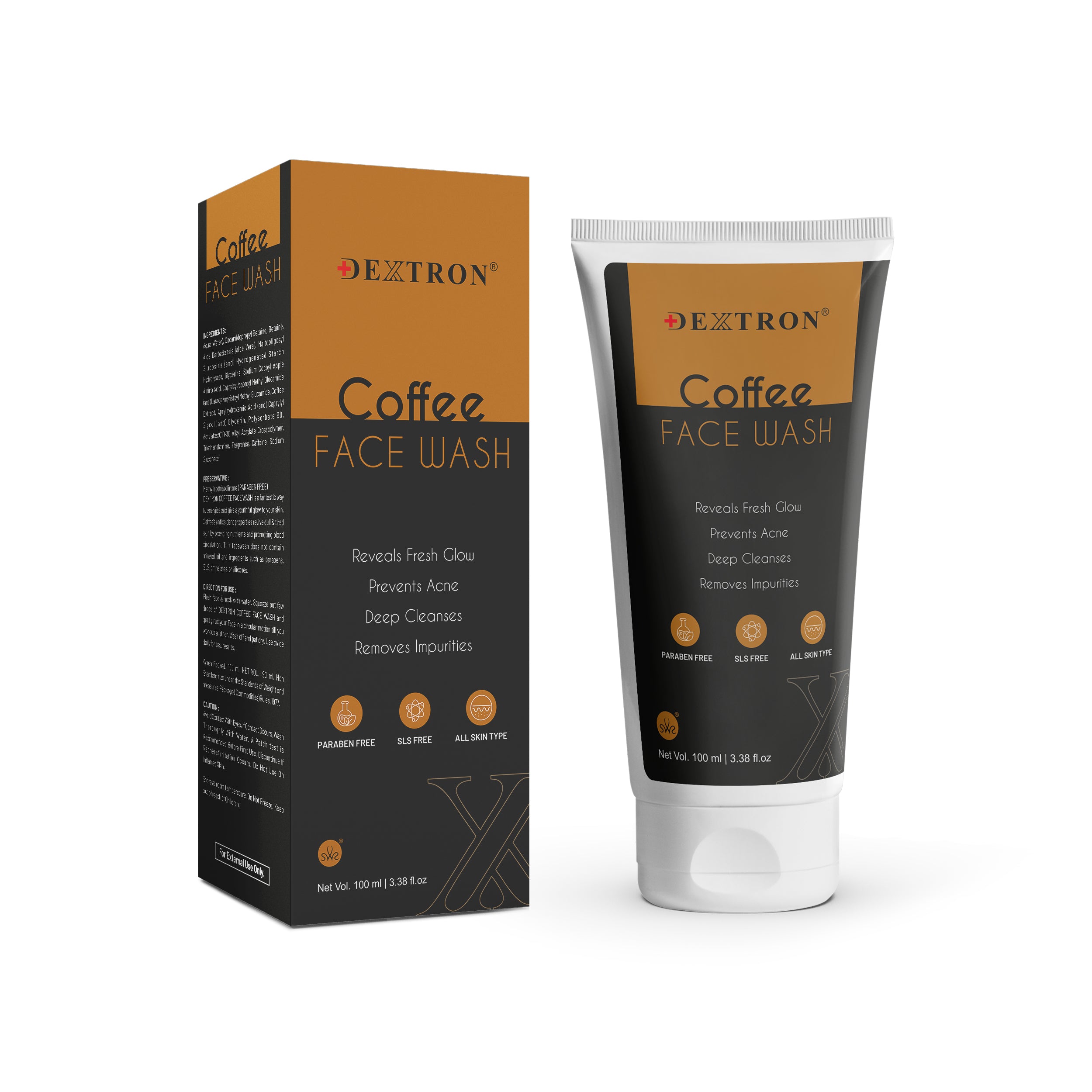 Coffee Face Wash for Skin Brightening