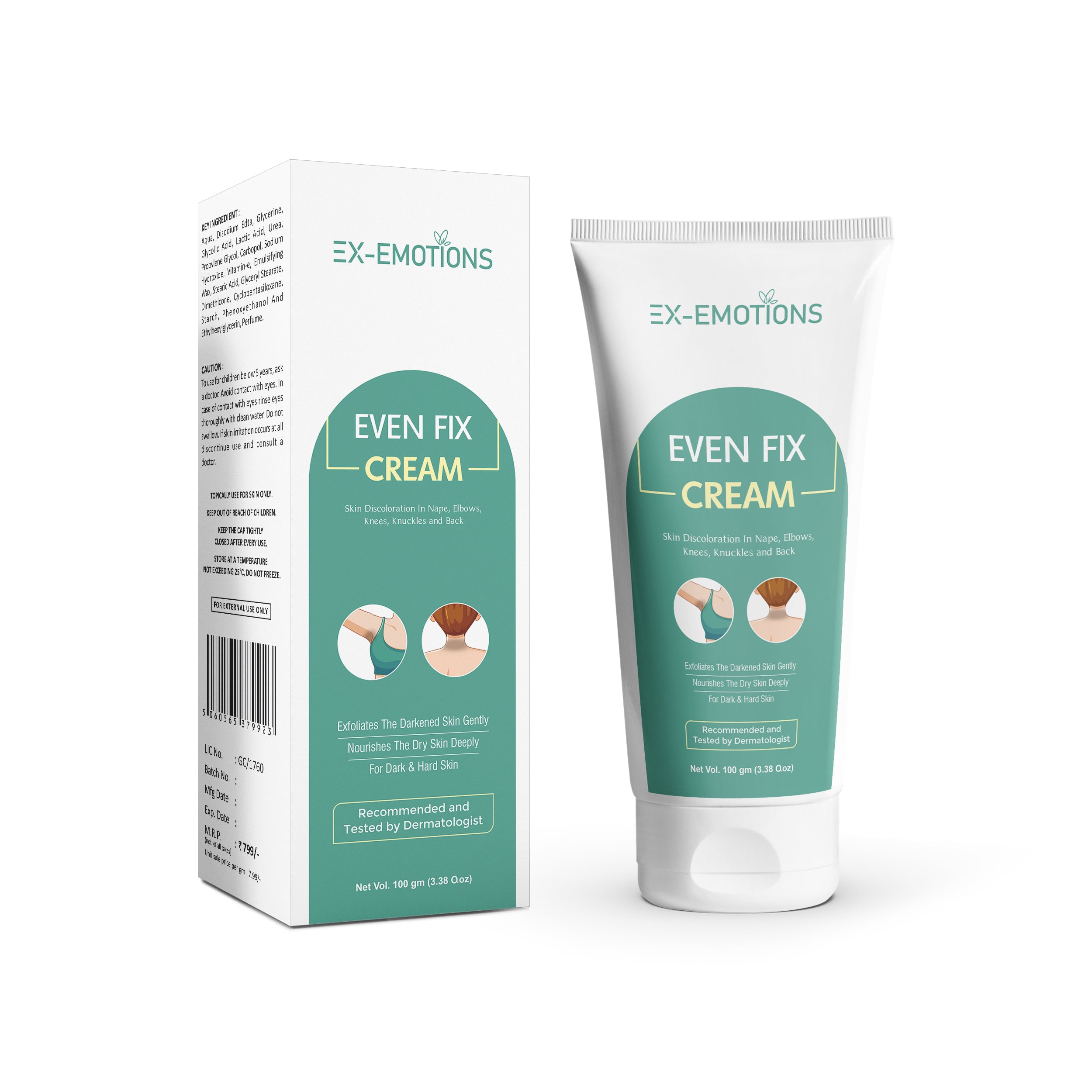 Even Fix Cream β Skin Whitening for Dark Knees, Elbows & Knuckles. Dermatologist-tested formula for bright, smooth, and even-toned skin.