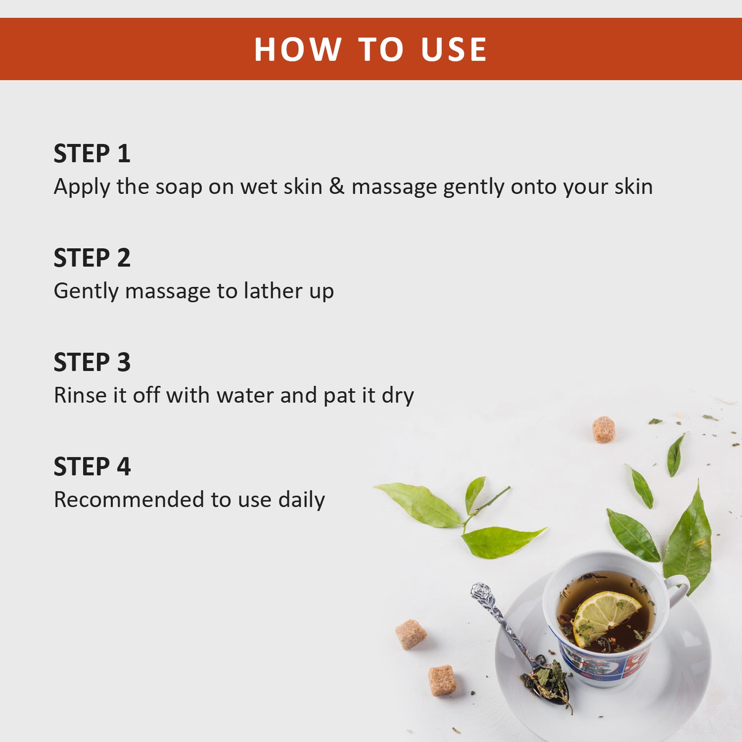 Side Angle Showing Soap Packaging Design and Net Weight Details – 75gm