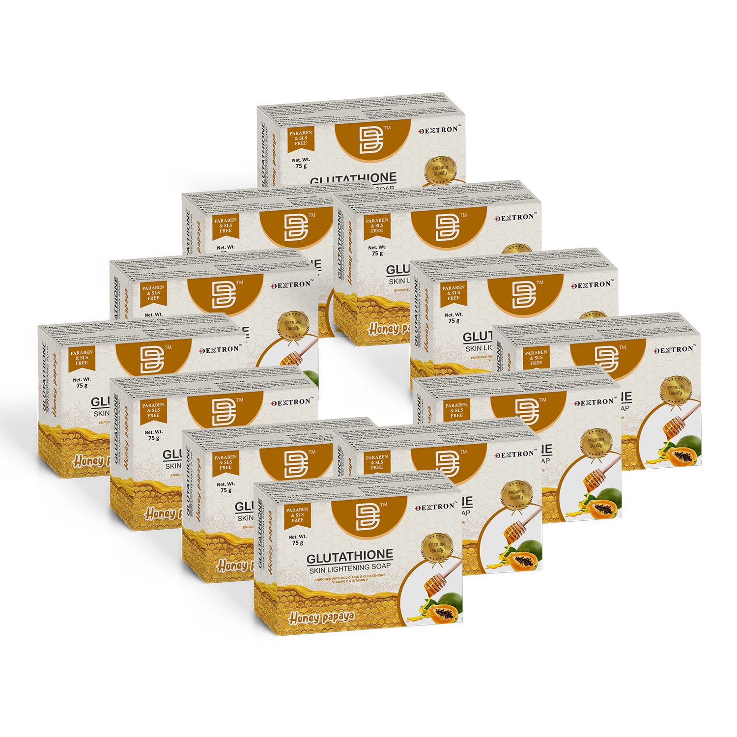 Honey Papaya Glutathione Skin Lightening Soap