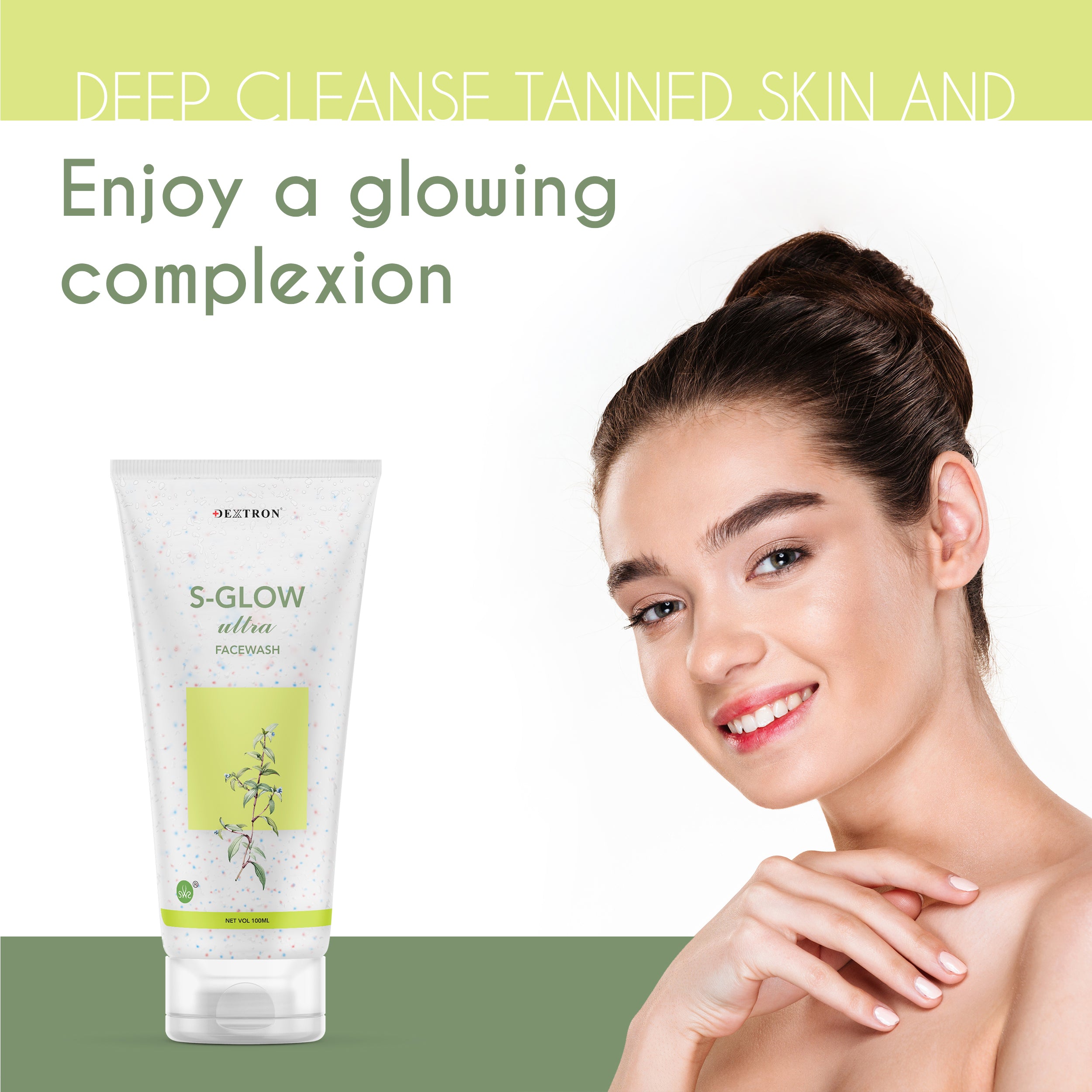 S-Glow Ultra skin brightening face wash