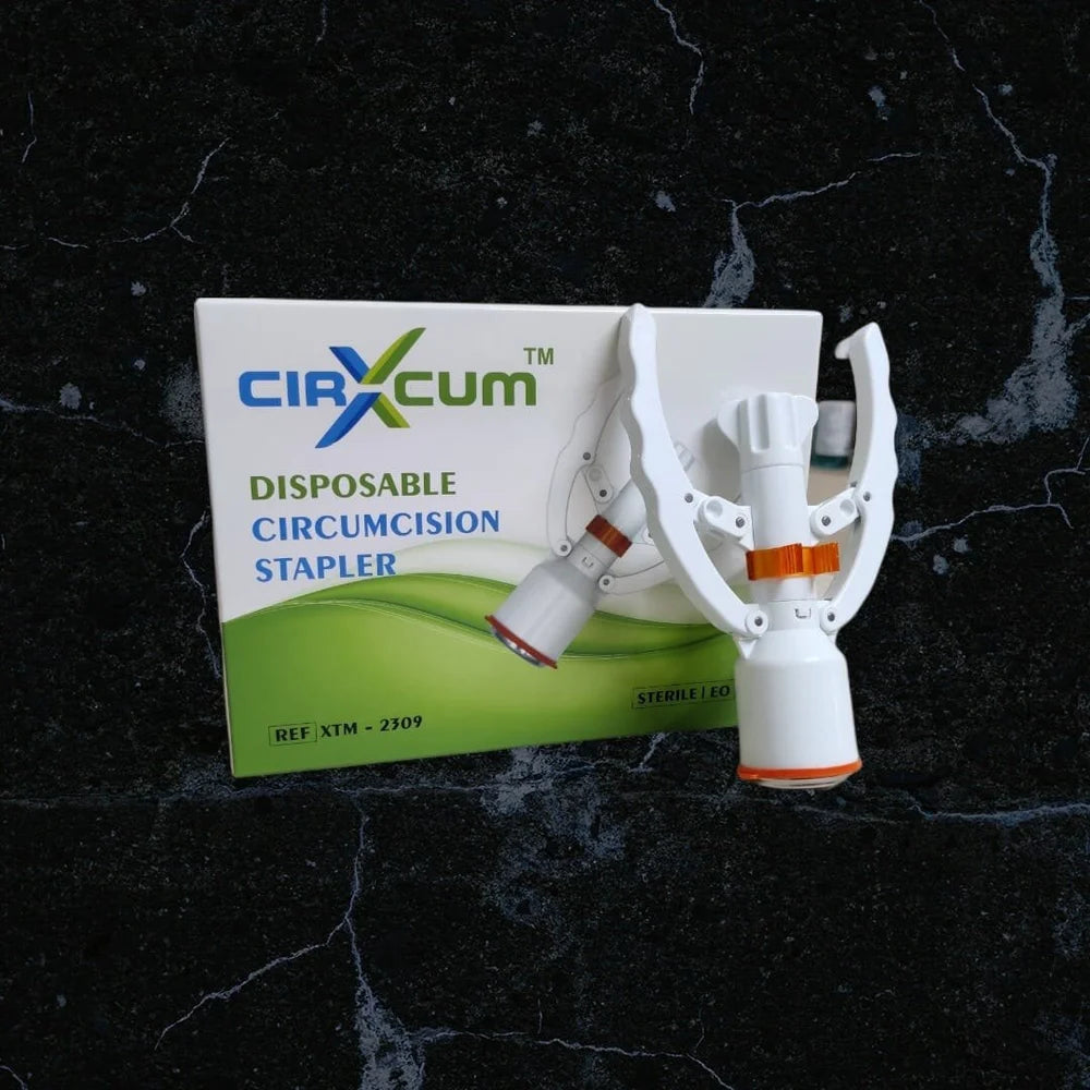 Circumcision stapler for quick healing