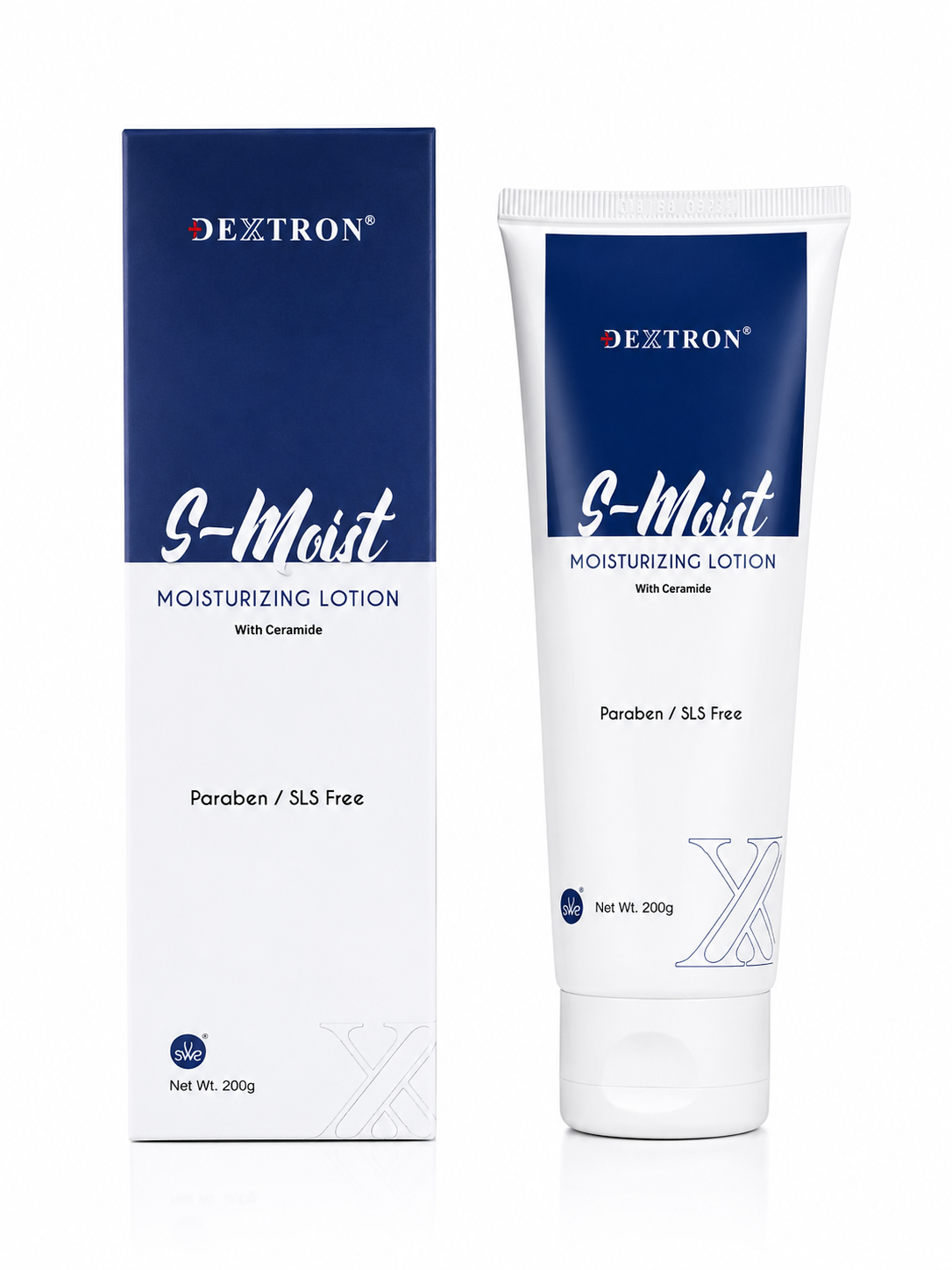 DEXTRON S-Moist Moisturizing Lotion with Ceramide | Deep Hydration & Skin Barrier Support | Paraben & SLS Free Lotion for Soft Healthy Skin | 200g