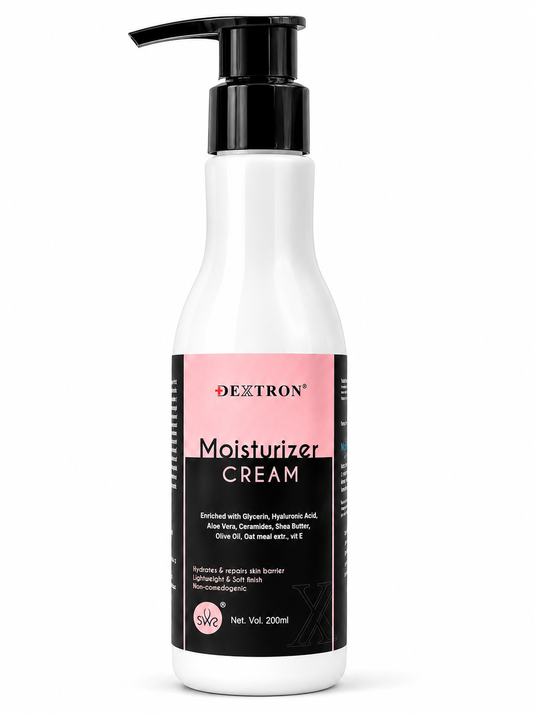 DEXTRON Moisturizer Cream | Hydrating & Nourishing Face Moisturizer | Lightweight Non-Greasy Formula | 200ml