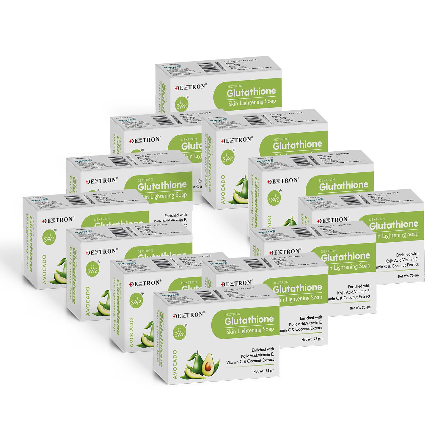 Dextron Glutathione Avocado Soap for Skin Lightening