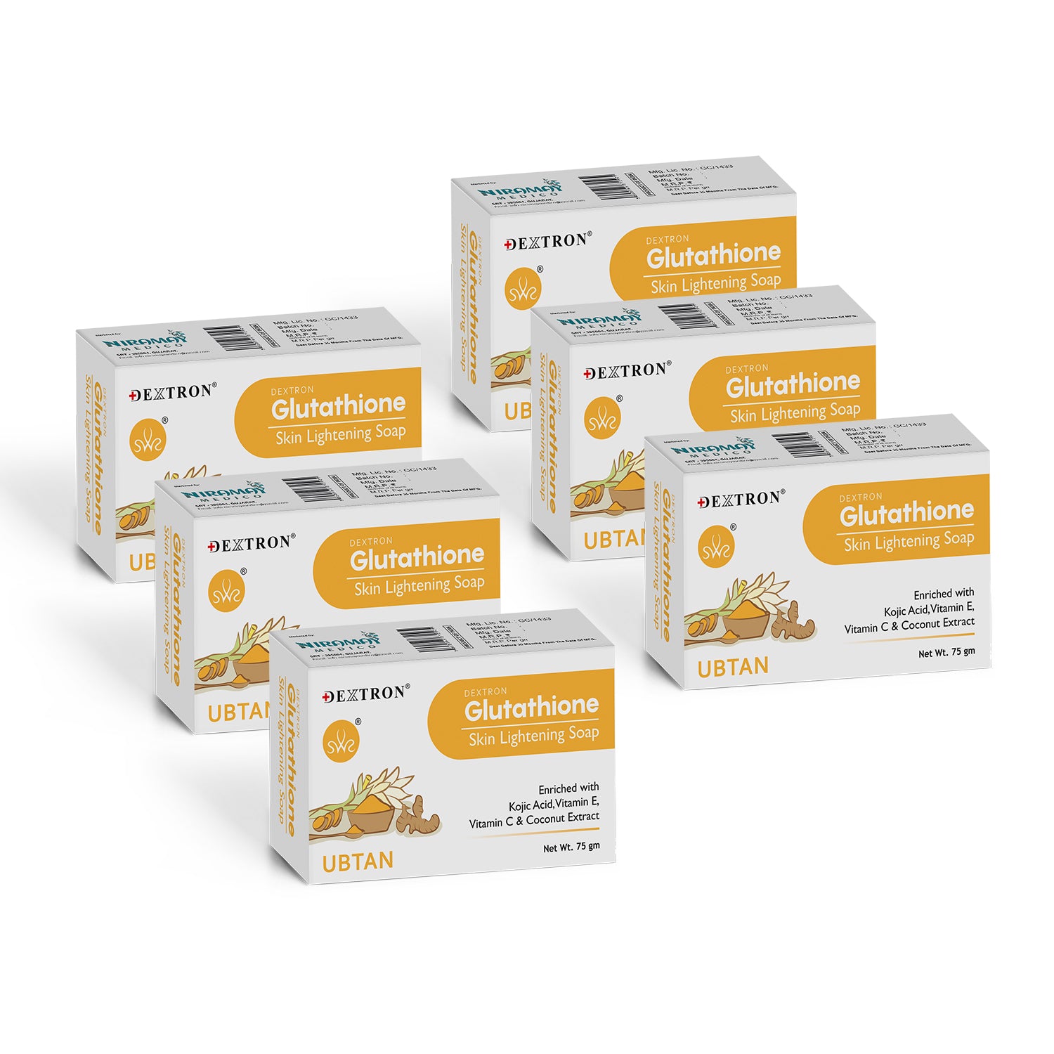 Kojic Acid Soap & Glutathione Ubtan Soap