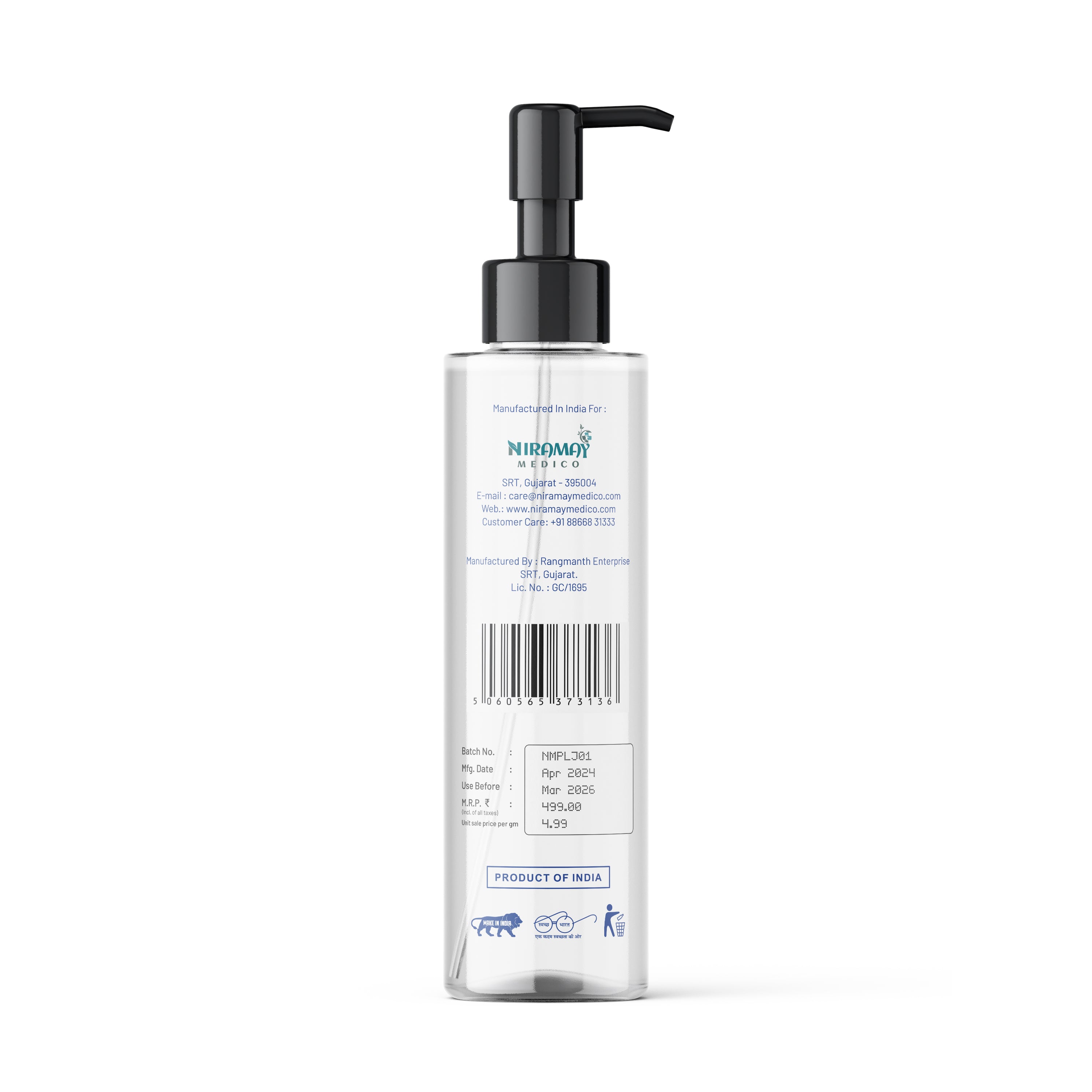 Water-Based Lubricant Jelly