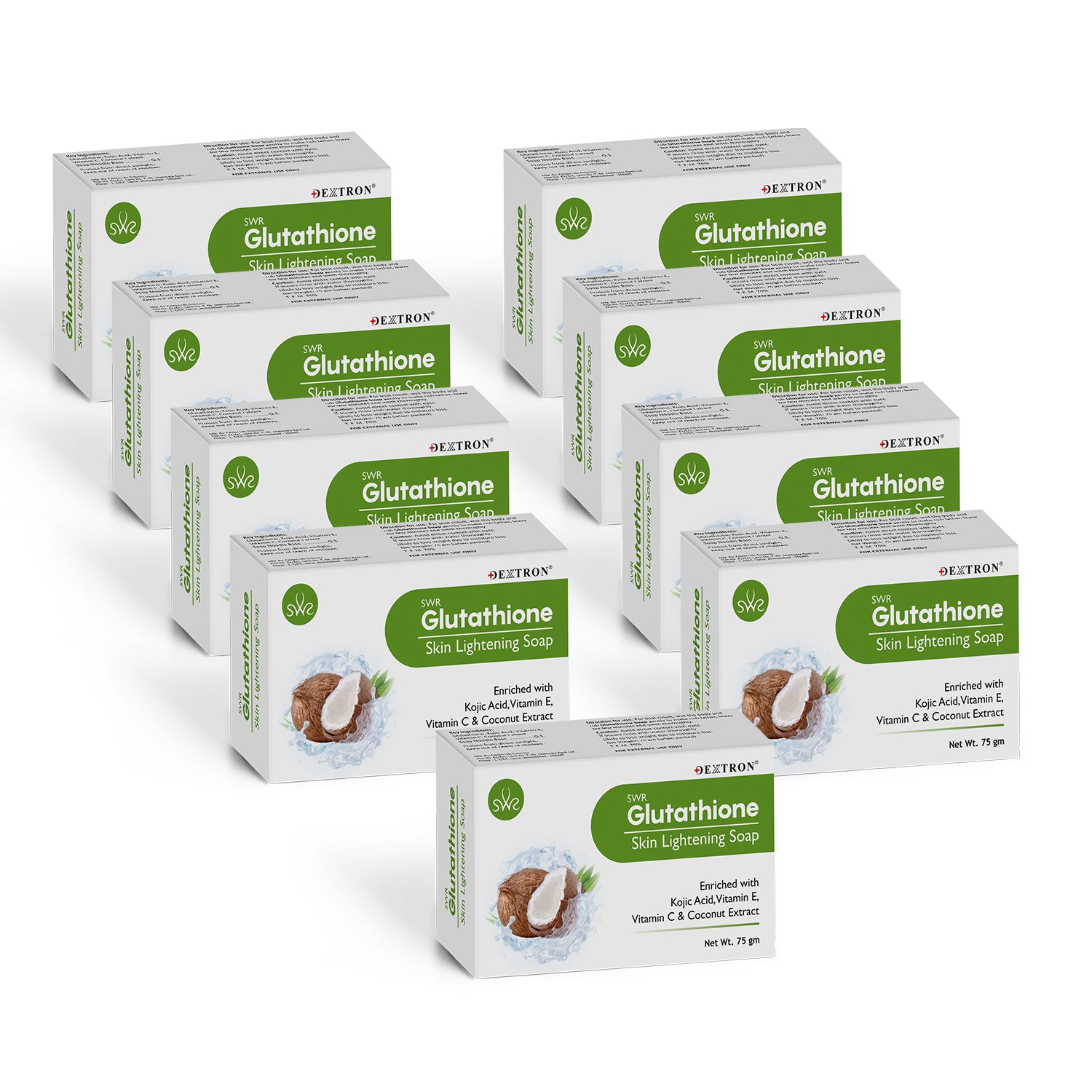Skin whitening & brightening coconut glutathione soap